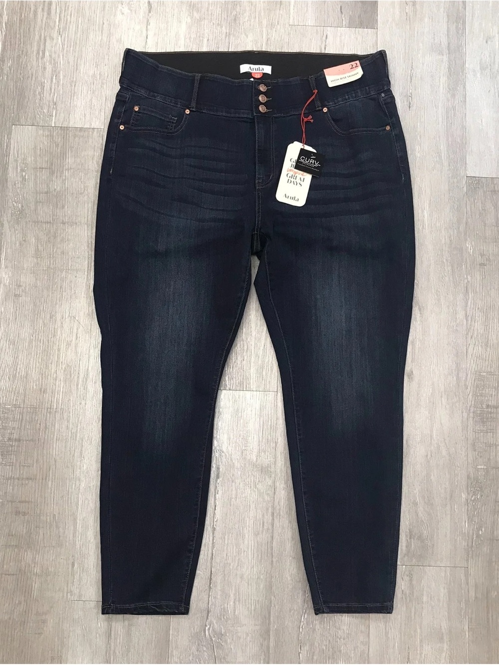 Arula High Rise Skinny Jeans - New - Size 22